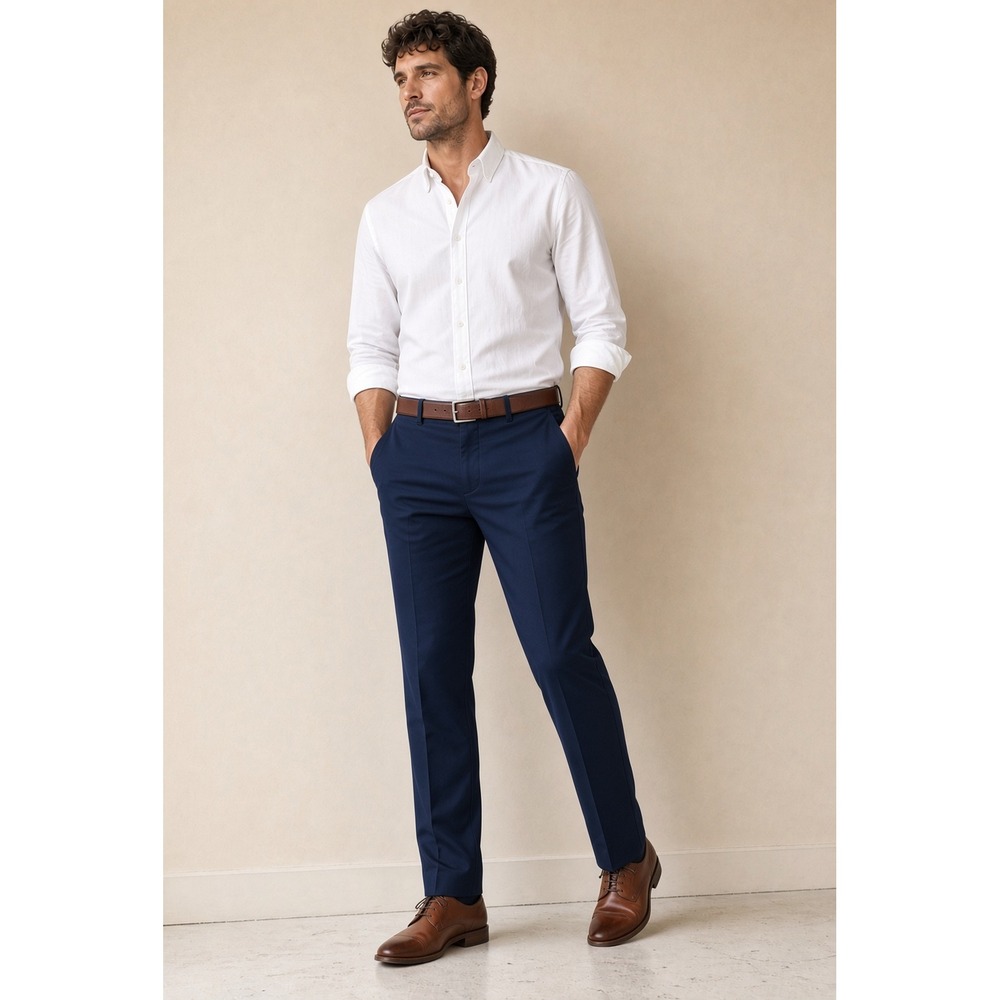 Bonobos Weekday Warrior Monday Navy Blue Dress Pants Mens 44x32 Chino